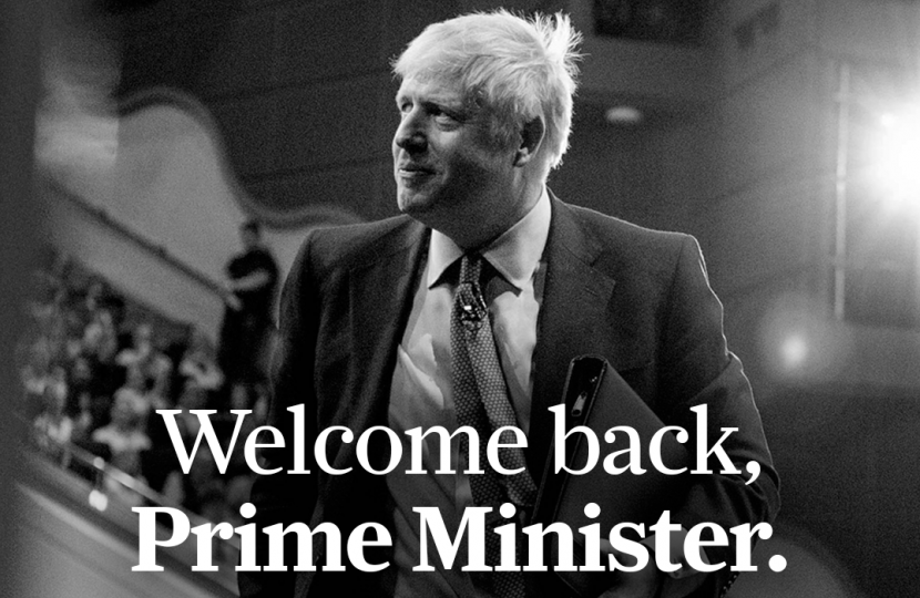 Welcome back, Prime Minister.